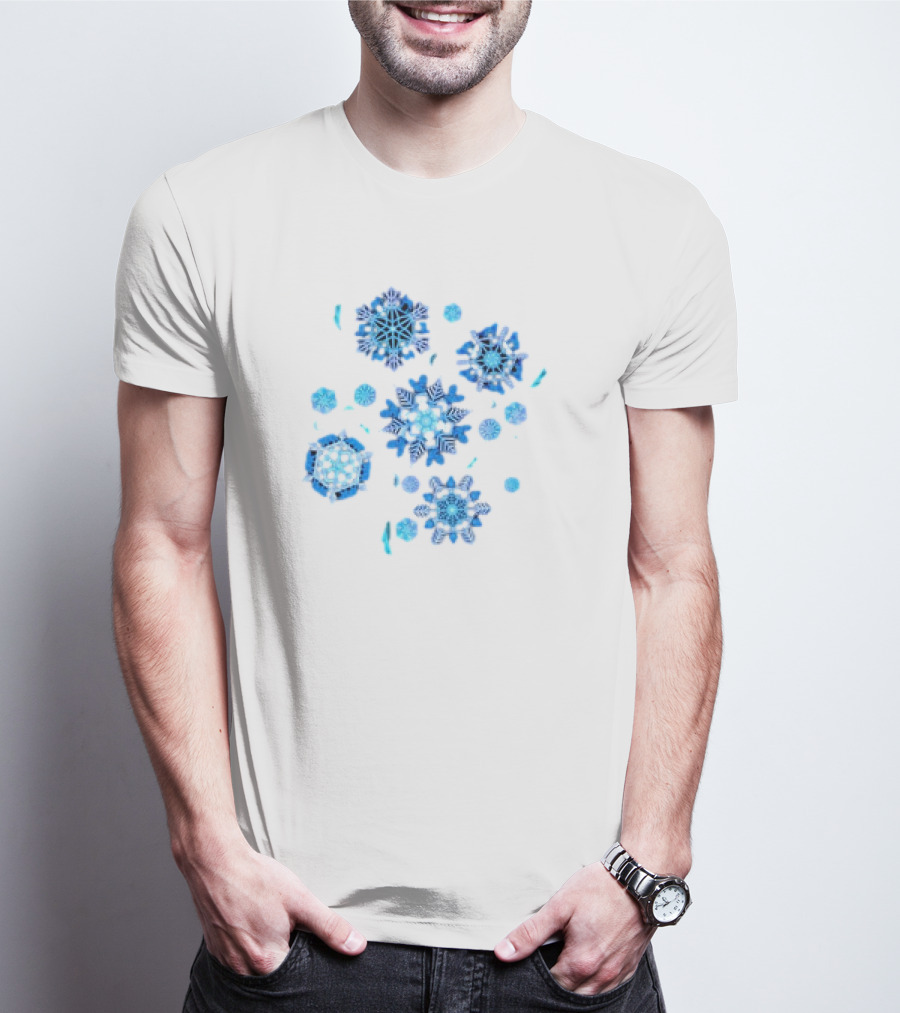 Merry Menagerie Animal Kingdom’s Puppets Retro Snowflakes T-Shirt