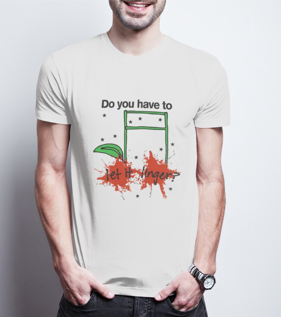 Do You Have To Let It Linger Vintge Stars And Leaves Retro T-Shirt