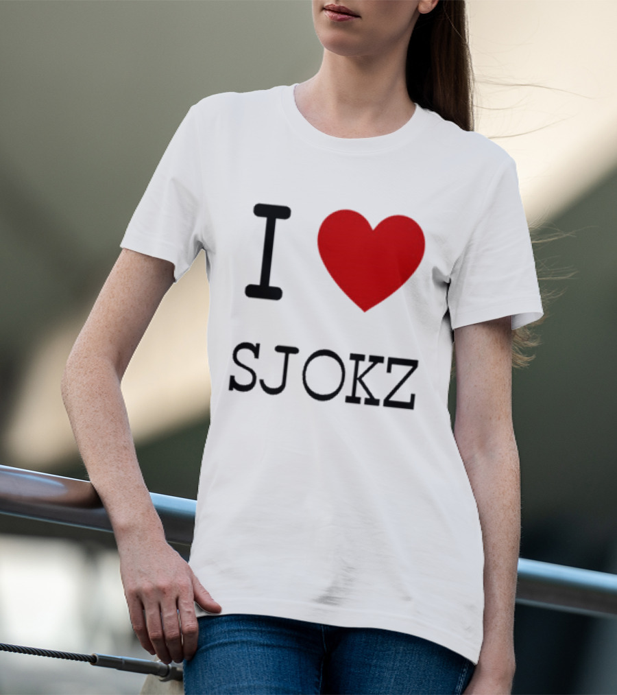 I Love Sjokz Fan T-Shirt Celebrating Popular Presenter T-Shirt