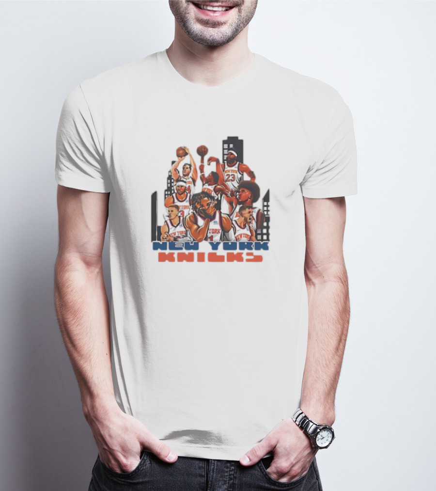 Jalen Brunson New York Knicks Basketball Team New Era T-Shirt