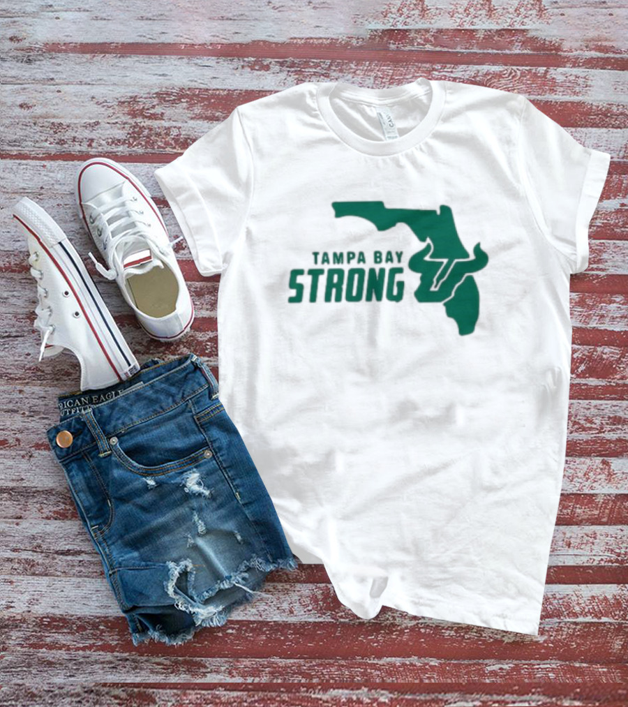 Tampa Bay Strong South Florida Bulls Hurricane Relief T-Shirt