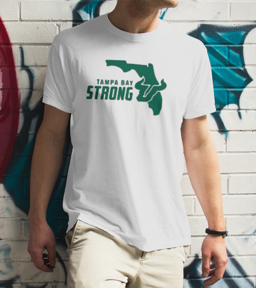 Tampa Bay Strong South Florida Bulls Hurricane Relief T-Shirt