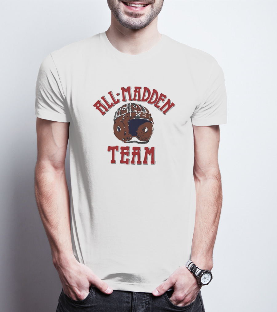 All Madden Team 1992 Vintage Football Helmet T-Shirt