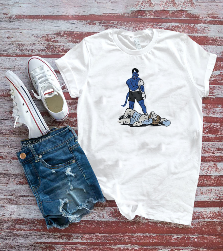 Duke Blue Devils Defeat North Carolina Tar Heels Boxing Match Victory T-Shirt