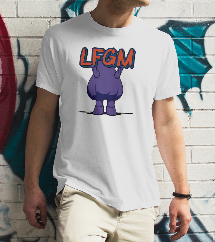 Grimace Holding LFGM Sign T-Shirt
