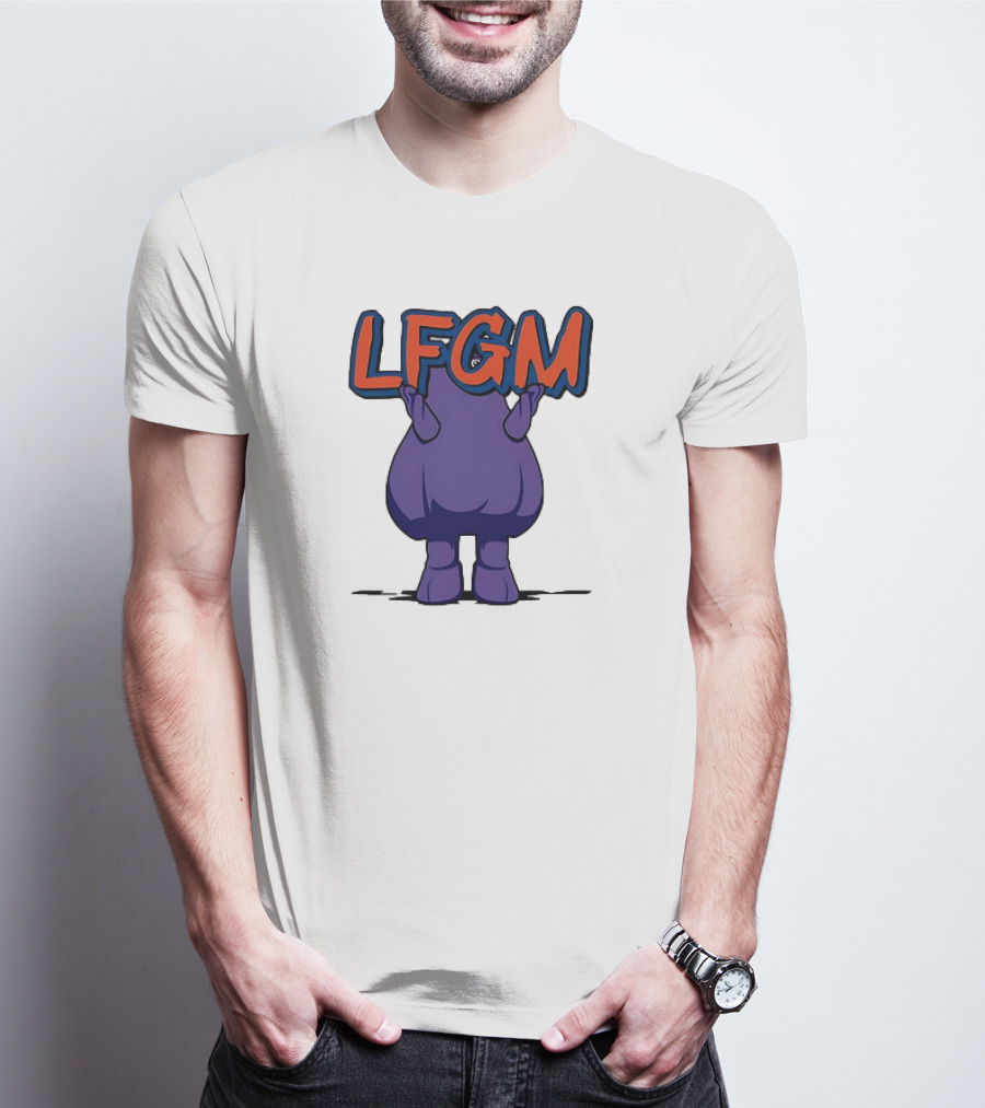Grimace Holding LFGM Sign T-Shirt