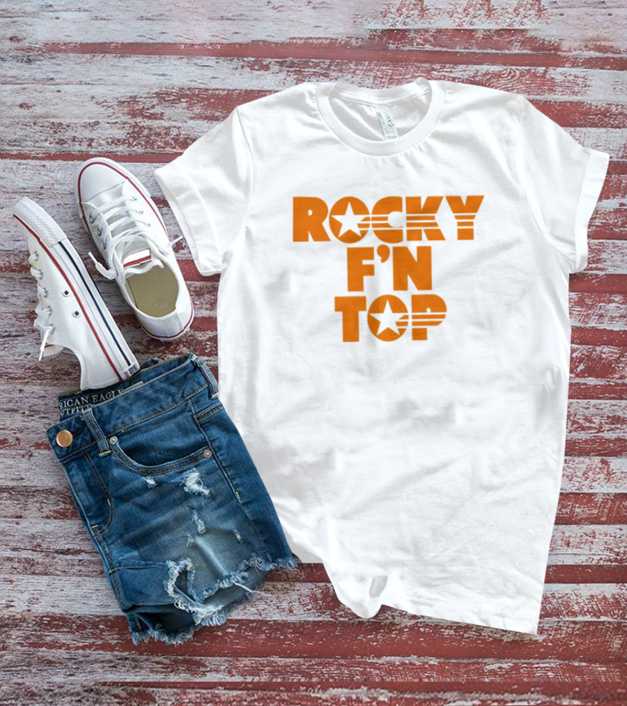 Tennessee Volunteers Basketball Rocky F’n Top Star Stripes T-Shirt