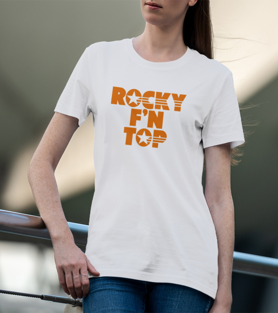 Tennessee Volunteers Basketball Rocky F’n Top Star Stripes T-Shirt