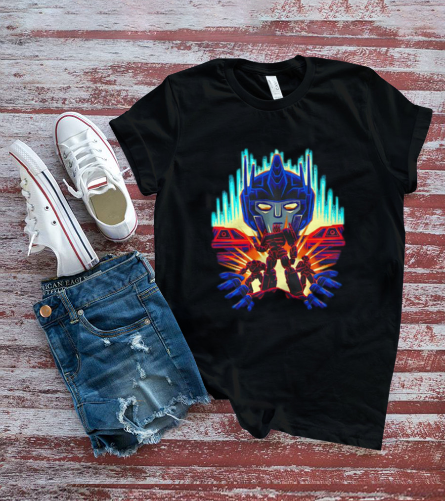Transformers One Together As One Optimus Prime Neon T-Shirt