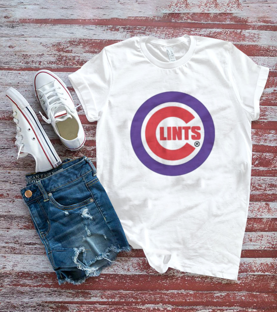 Clints Big C Chicago Cubs Logo Circle T-Shirt