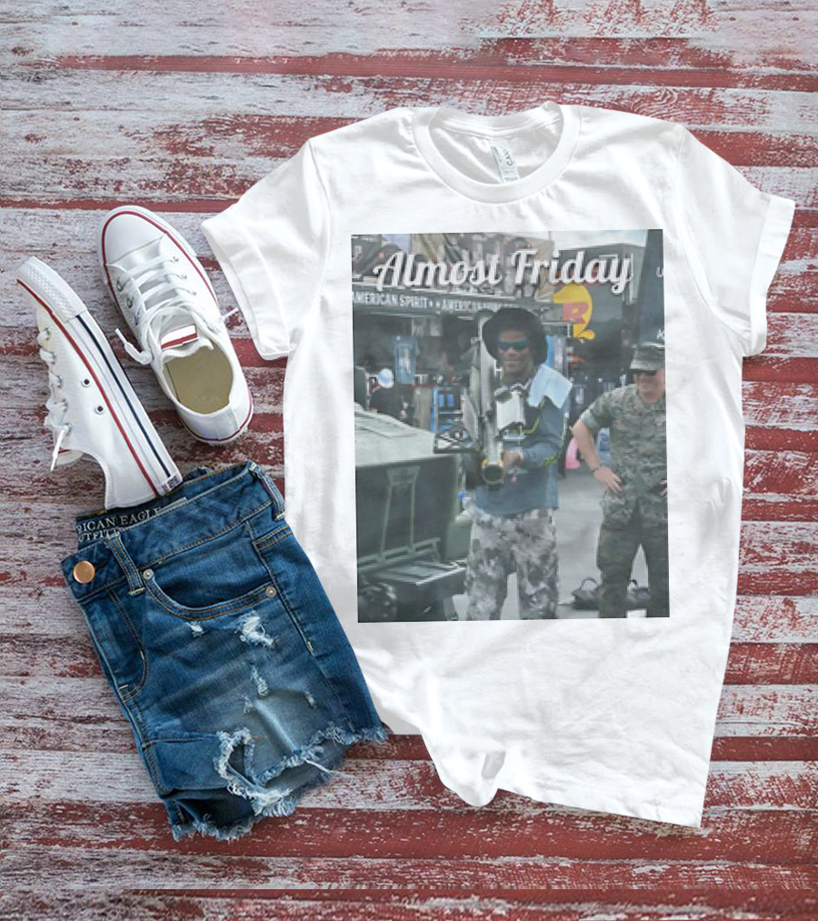 Almost Friday Rocket Launcher Fun Lamar Jackson T-Shirt