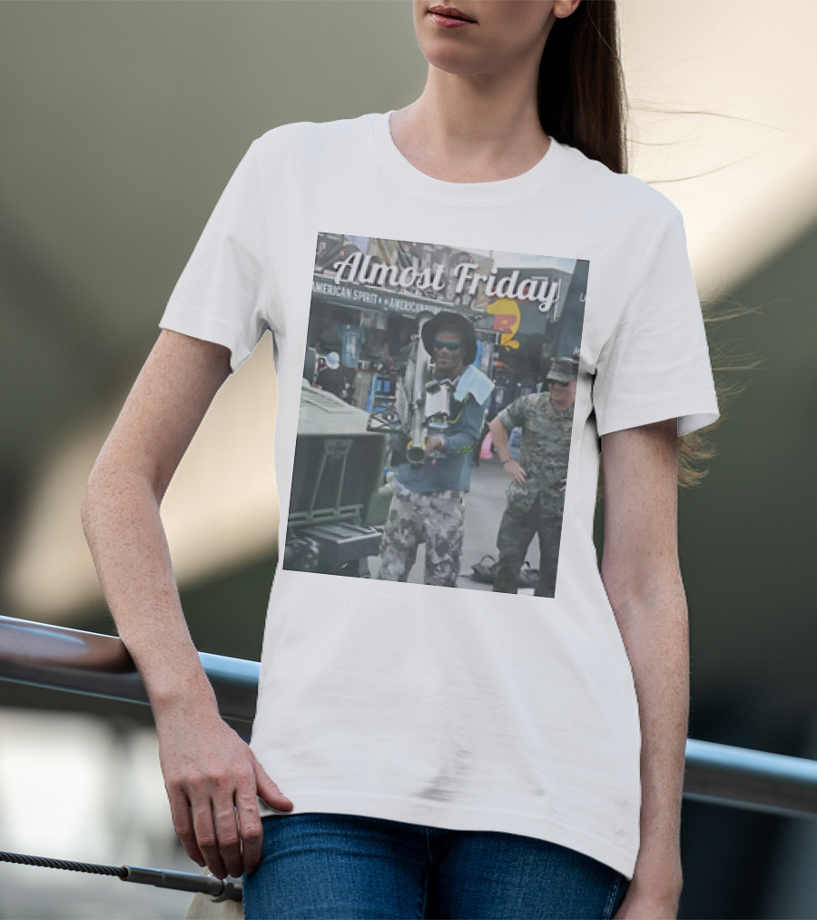 Almost Friday Rocket Launcher Fun Lamar Jackson T-Shirt