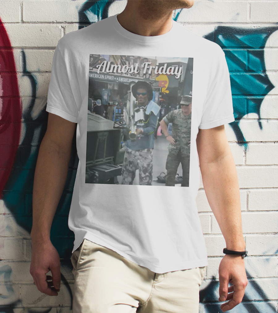 Almost Friday Rocket Launcher Fun Lamar Jackson T-Shirt