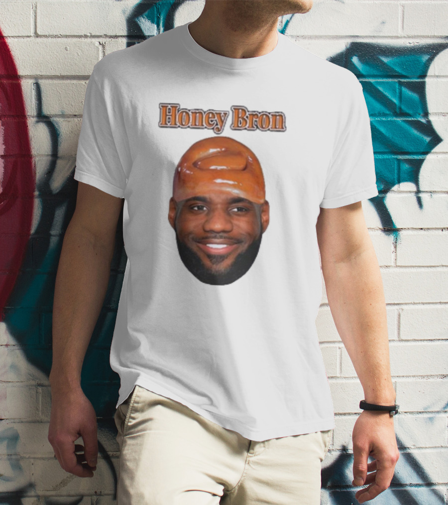 Honey Bron Lebron James Honey Brown Face T-Shirt