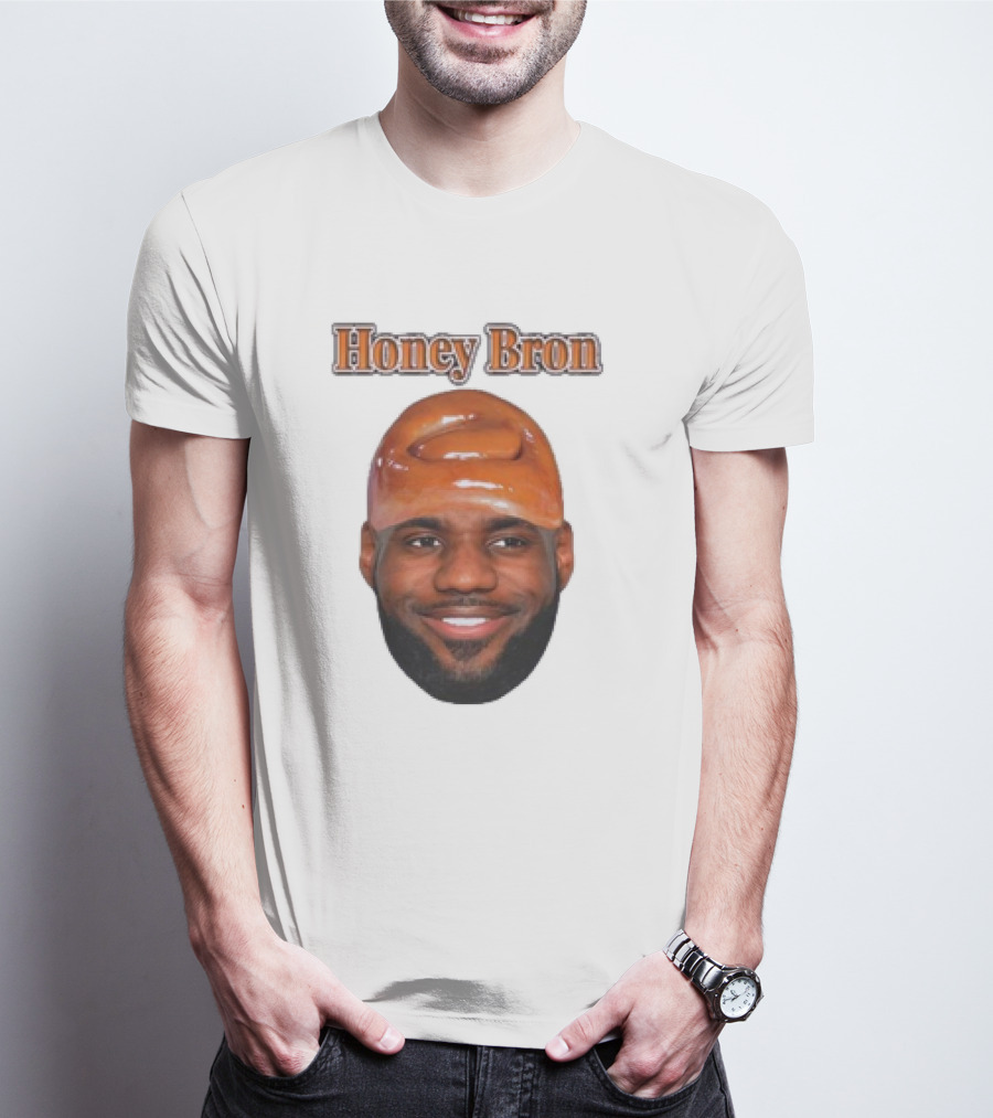 Honey Bron Lebron James Honey Brown Face T-Shirt