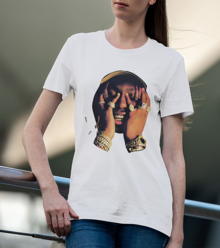 Lil Yachty Rap Hip Hop Jewelry Face Expression T-Shirt