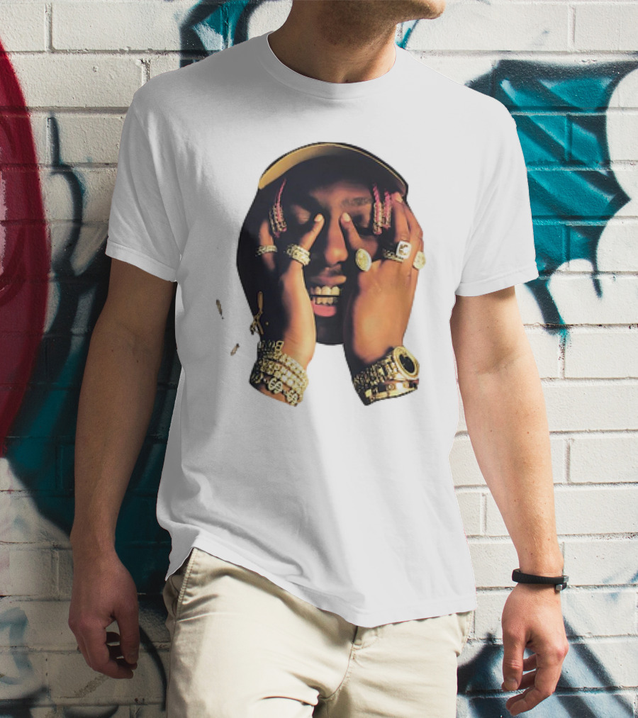 Lil Yachty Rap Hip Hop Jewelry Face Expression T-Shirt