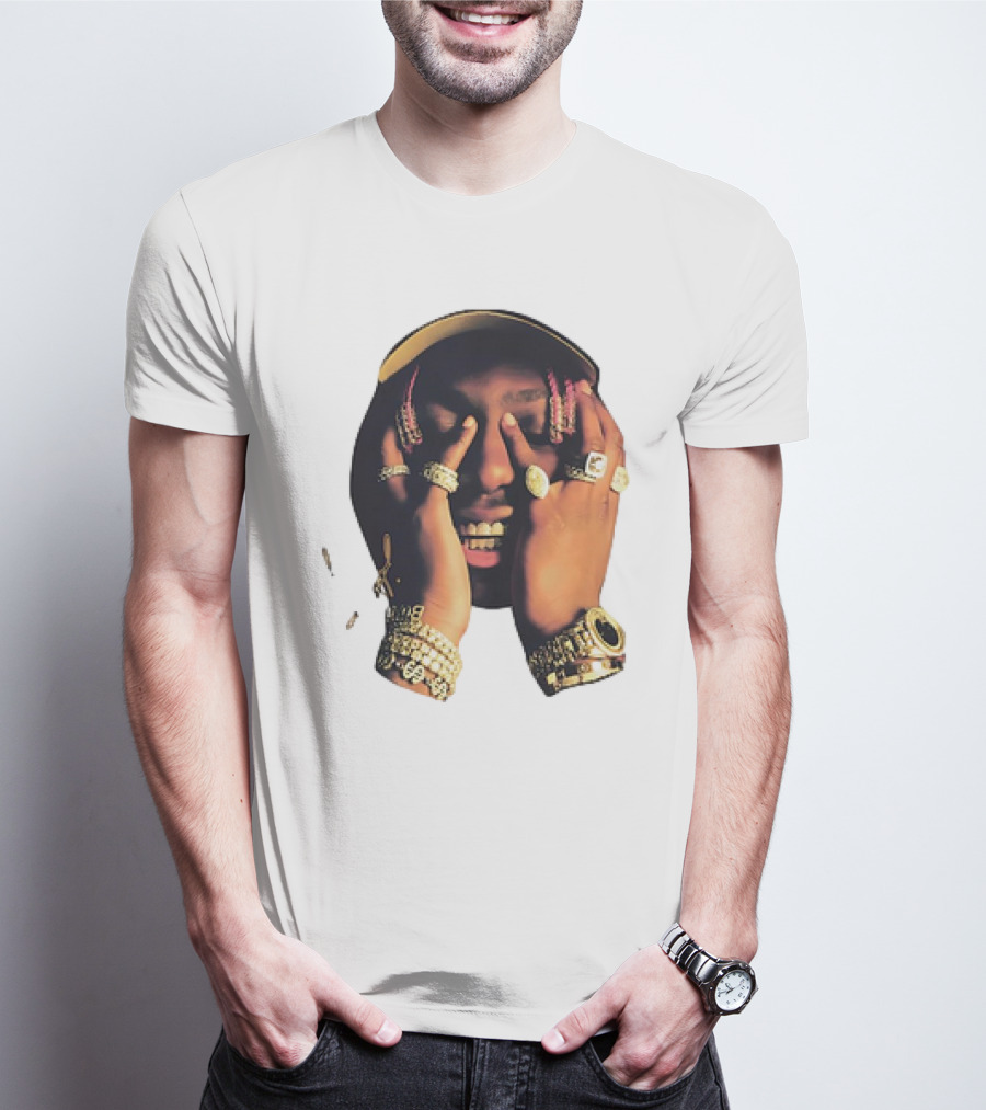 Lil Yachty Rap Hip Hop Jewelry Face Expression T-Shirt