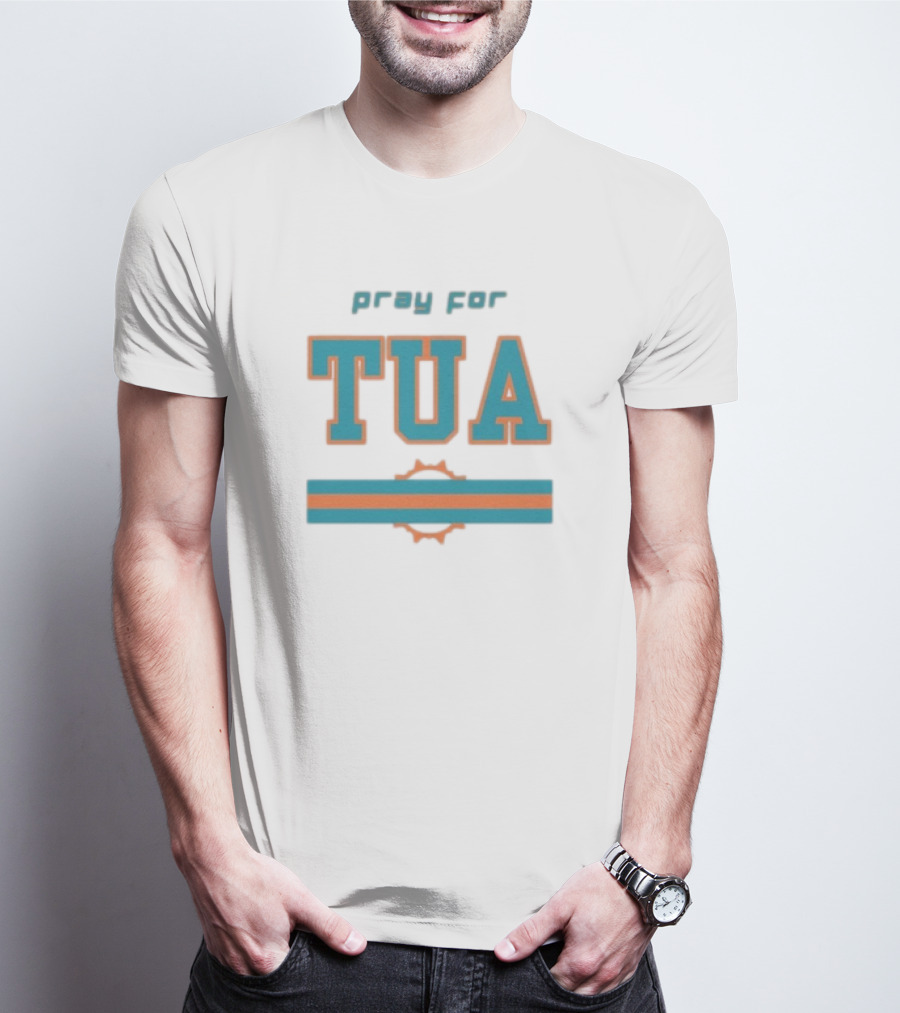 Pray For Tua Tagovailoa Dolphins T-Shirt