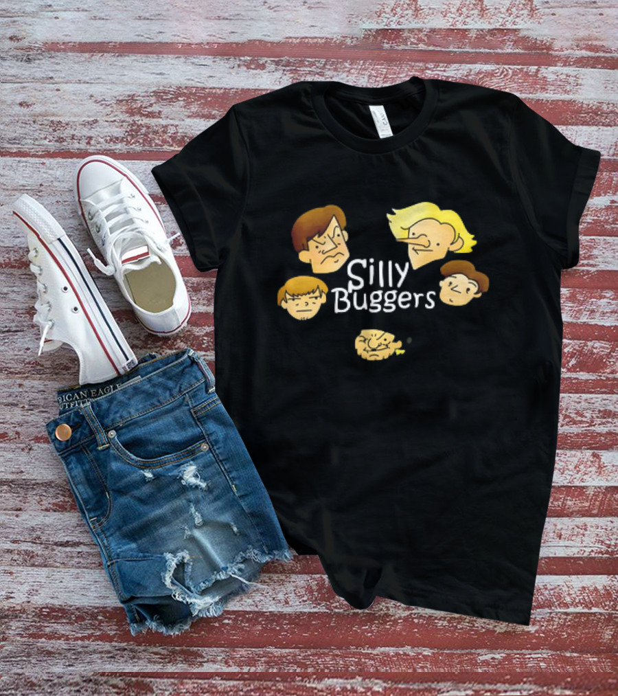 Silly Buggers Cartoon Faces Classic T-Shirt