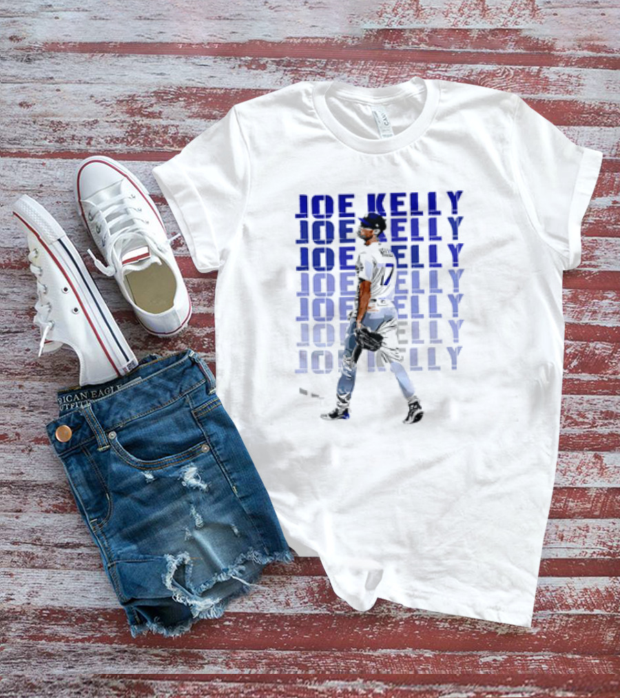 Joe Kelly Los Angeles Dodgers Baseball Player No. 17 T-Shirt