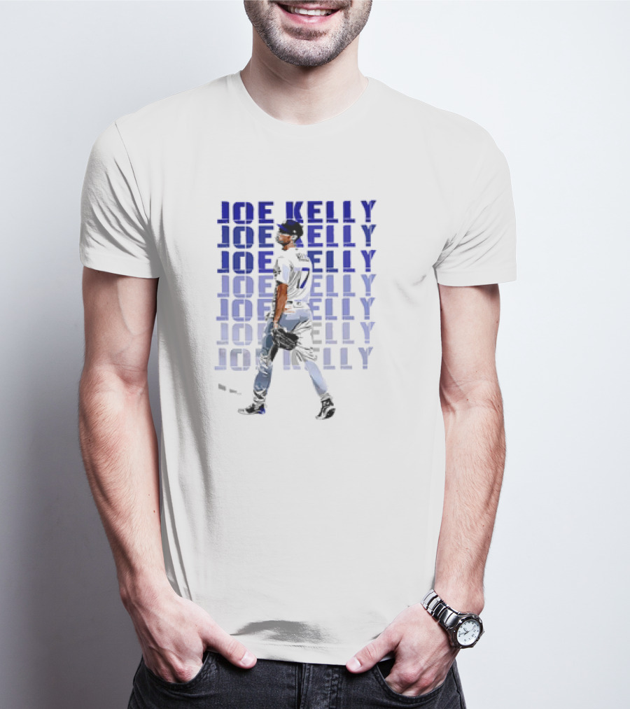 Joe Kelly Los Angeles Dodgers Baseball Player No. 17 T-Shirt