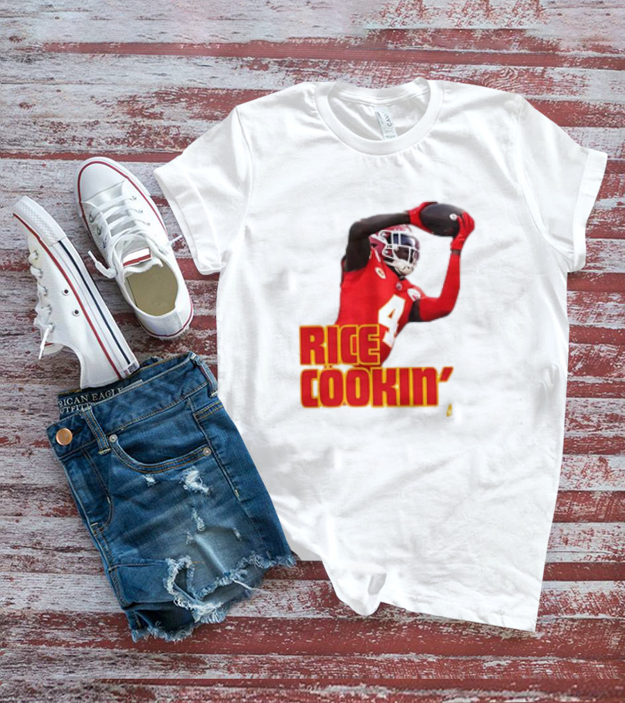 Rasheed Rice Cookin' Kansas City Chiefs Football WR1 T-Shirt