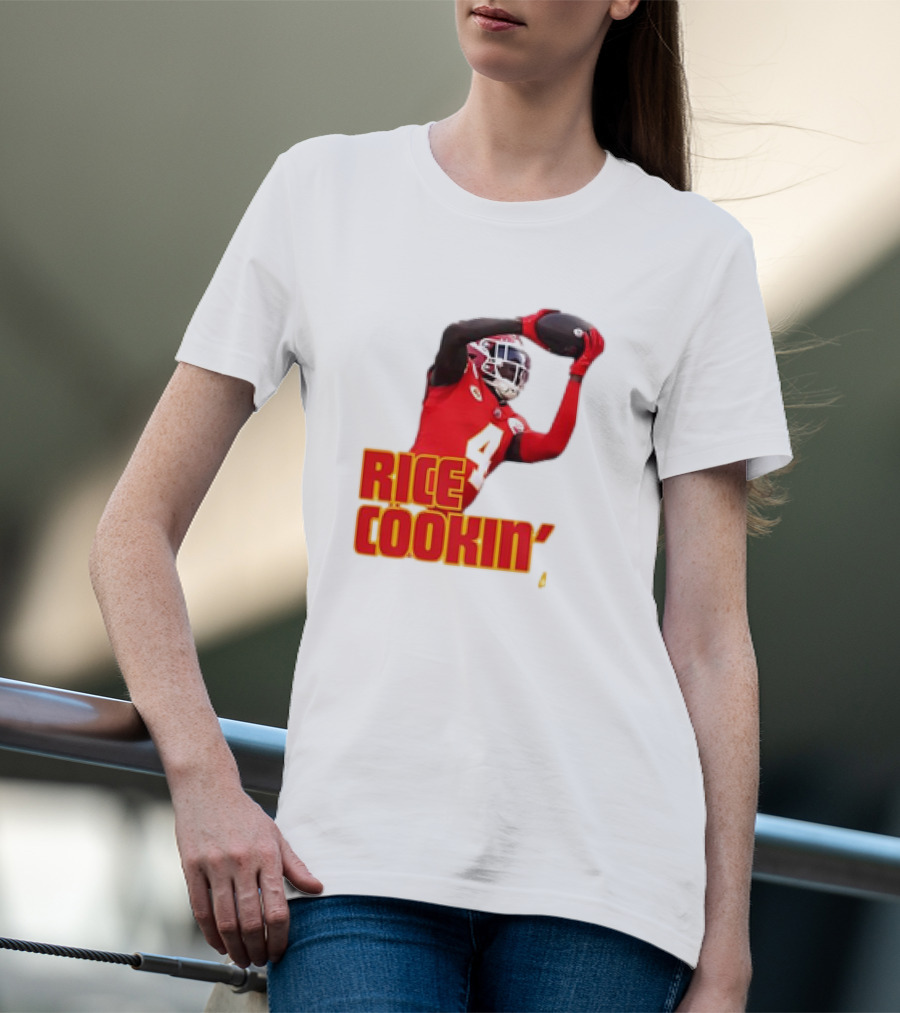 Rasheed Rice Cookin' Kansas City Chiefs Football WR1 T-Shirt