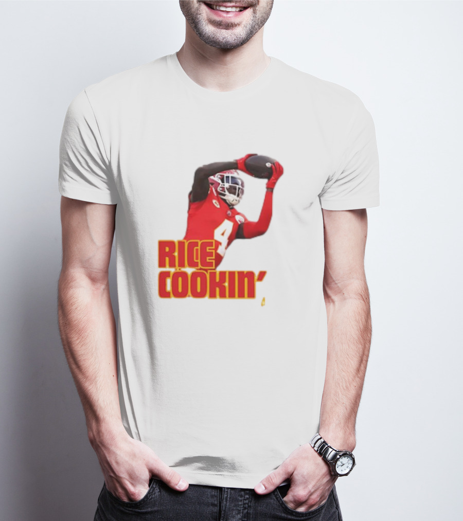 Rasheed Rice Cookin' Kansas City Chiefs Football WR1 T-Shirt