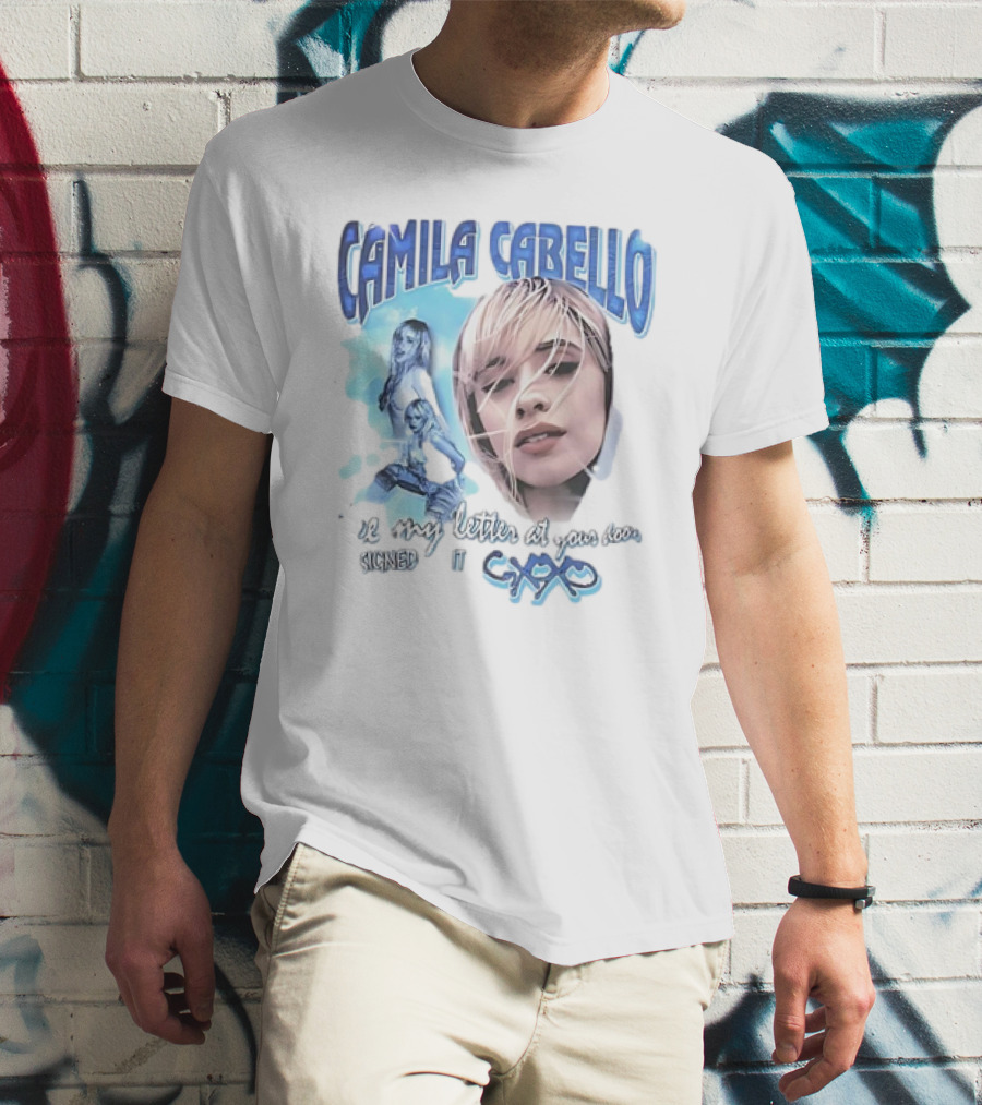 Camila Cabello See My Letter At Your Door Signed XOXO T-Shirt