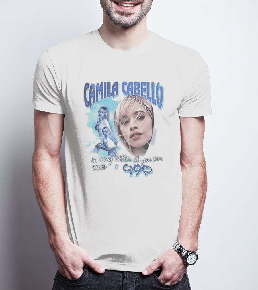 Camila Cabello See My Letter At Your Door Signed XOXO T-Shirt