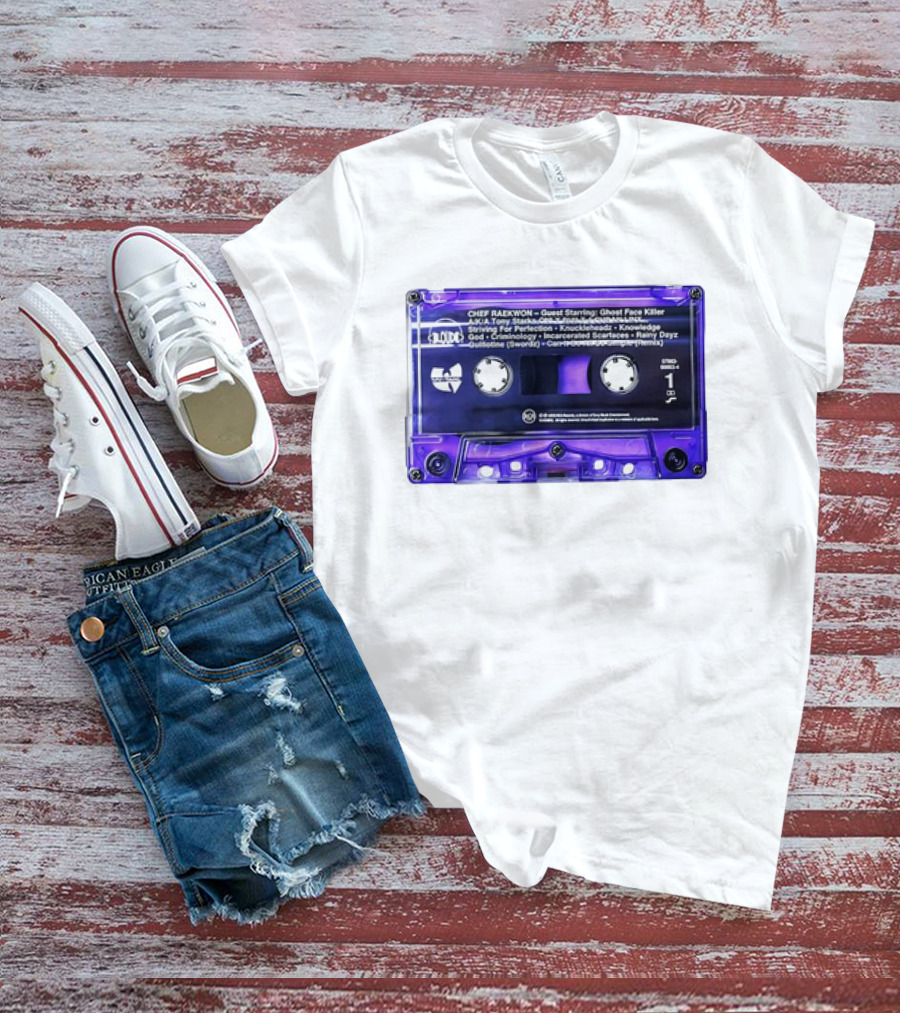 Chef Raekwon Purple Tape 1995 Loud Records Ghost Face Killer Featured Tracks T-Shirt