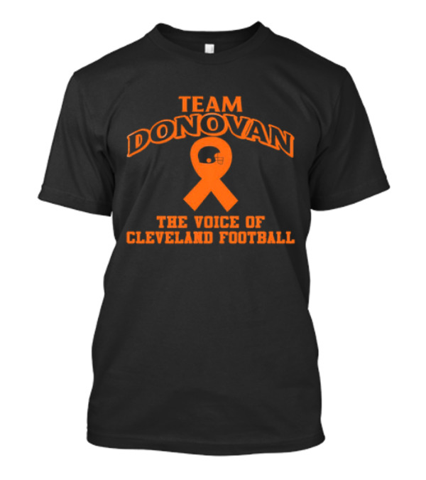 Team Donovan Cleveland Football Voice Ribbon Helmet T-Shirt