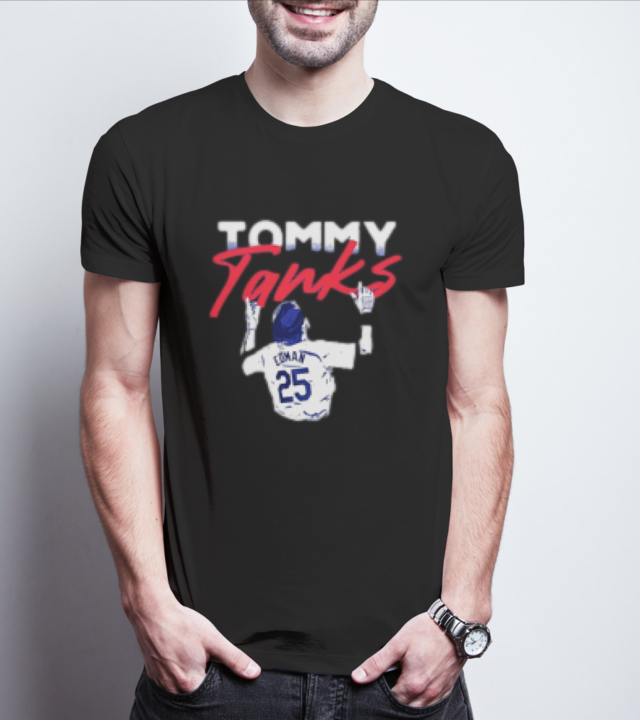 Tommy Tanks 25 Dodgers T-Shirt