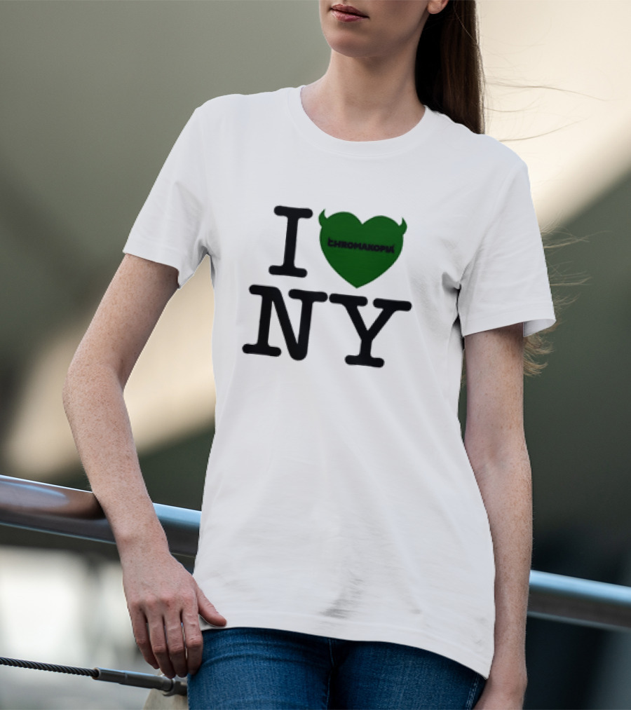 I Heart Chromakopia NY Green Heart T-Shirt