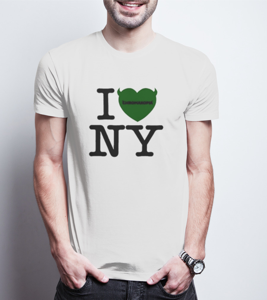 I Heart Chromakopia NY Green Heart T-Shirt
