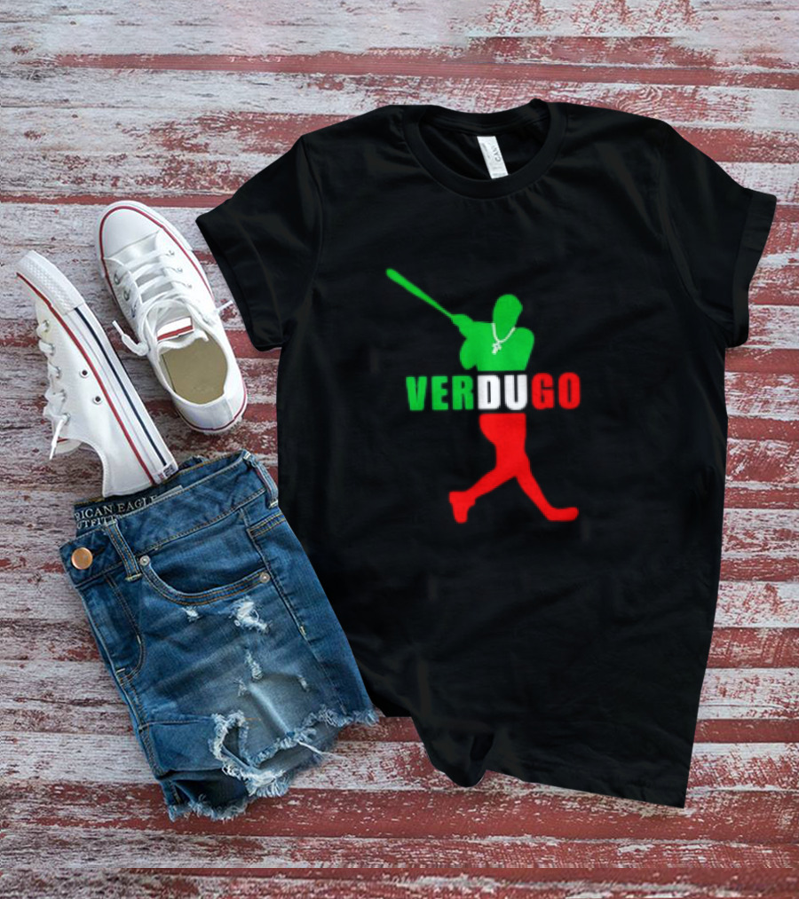Verdugo Mexico Baseball Red Green T-Shirt