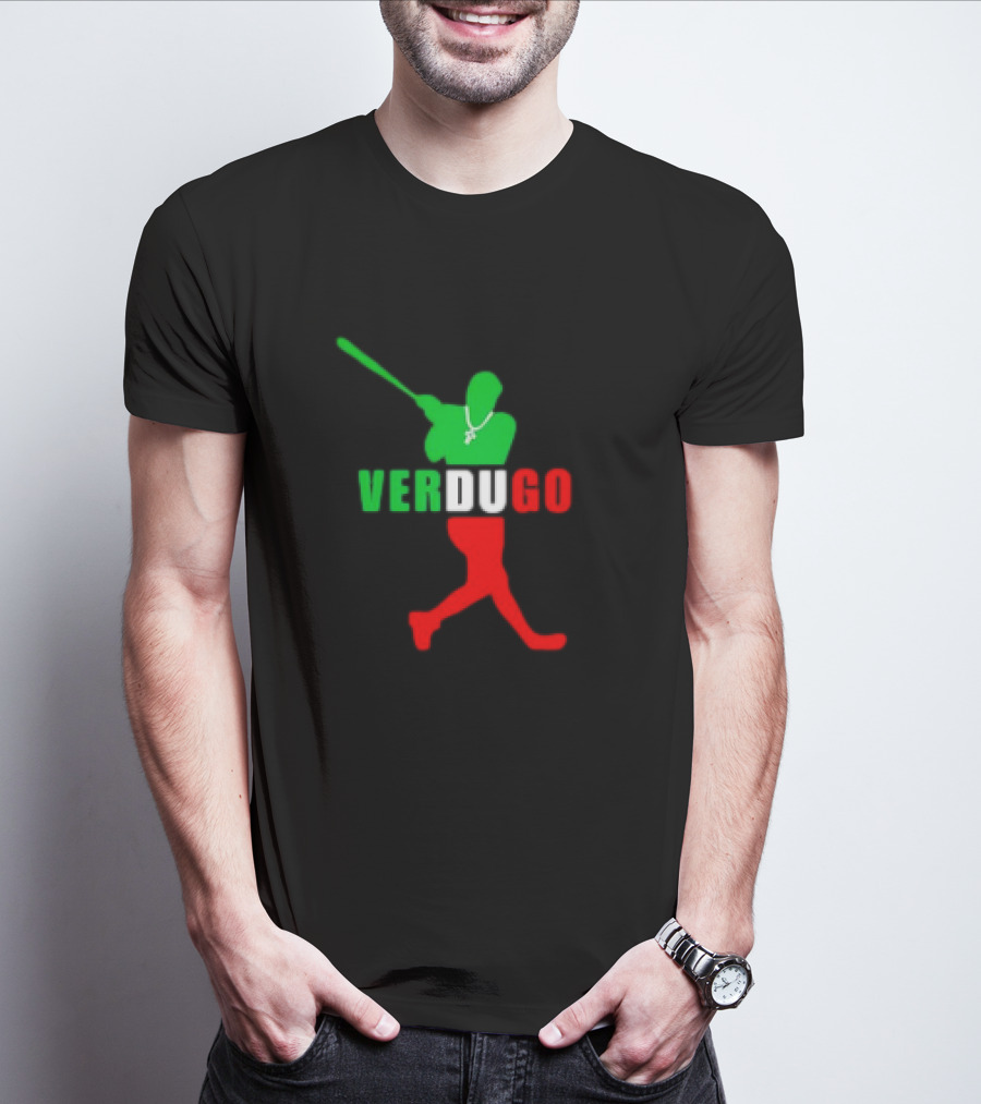 Verdugo Mexico Baseball Red Green T-Shirt