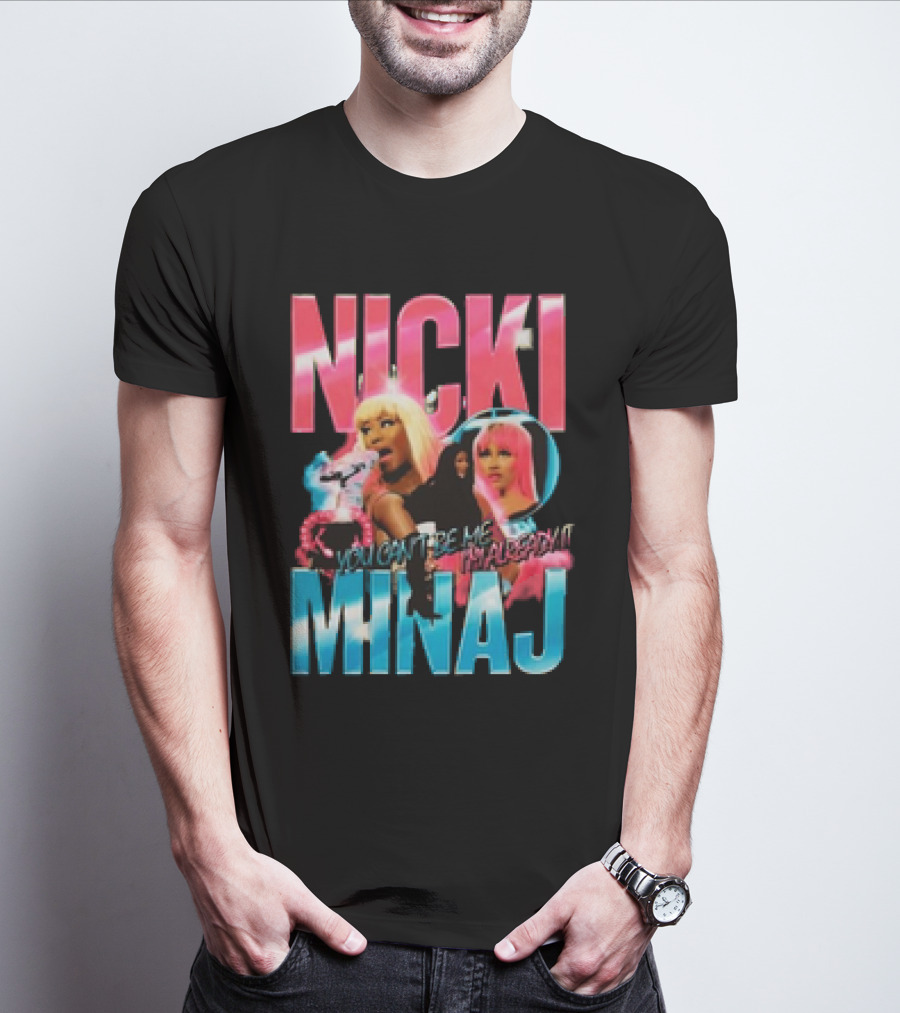 Nicki Minaj You Can't Fire Me I'm Already Lit Pink Friday 2 World Tour T-Shirt