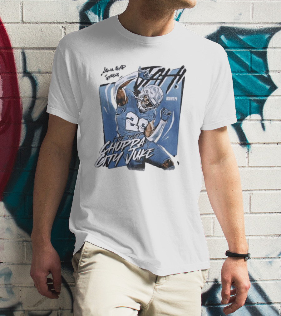 Jahmyr Gibbs Detroit Lions Choppa City Juke NFLPA 26 Football T-Shirt