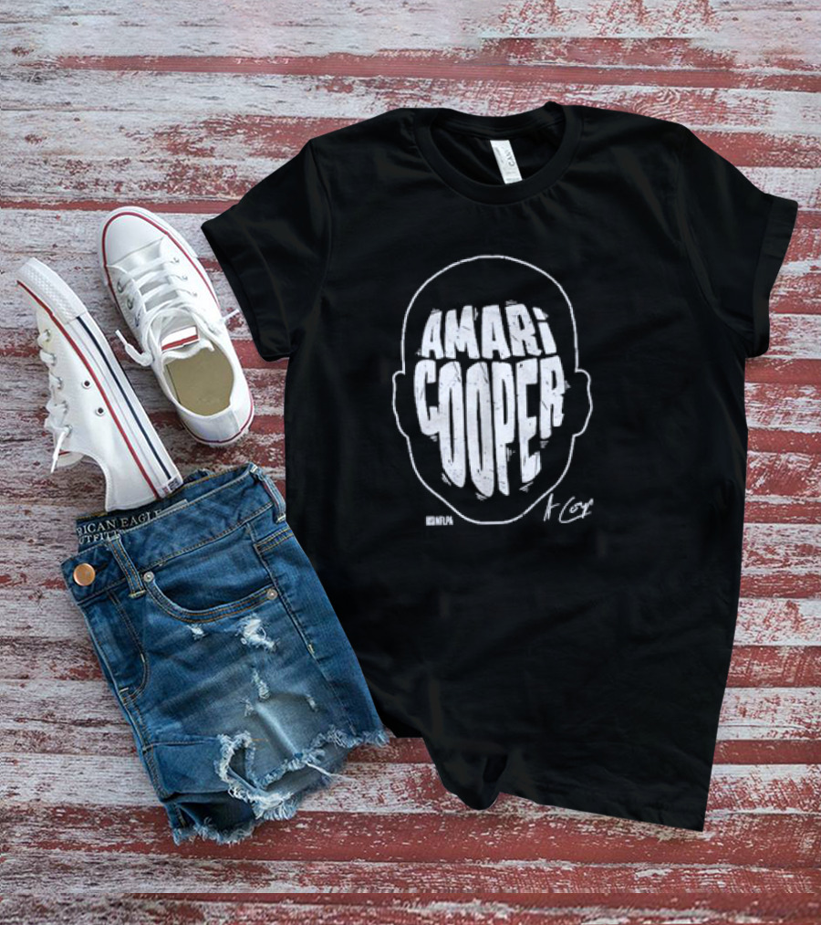 Amari Cooper Bold Head Graphic NFL T-Shirt