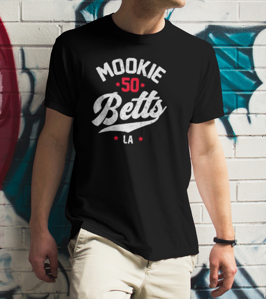 Mookie Betts 50 LA Dodgers T-Shirt