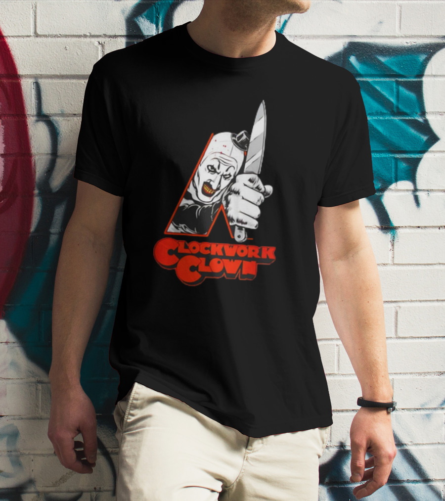 A Clockwork Clown Art The Clown The Terrifier Movies T-Shirt