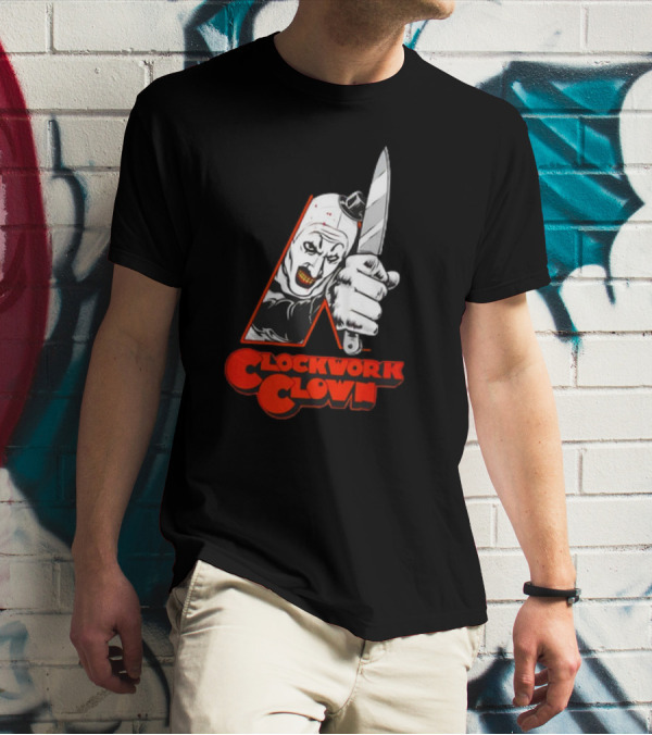 A Clockwork Clown Art The Clown The Terrifier Movies T-Shirt