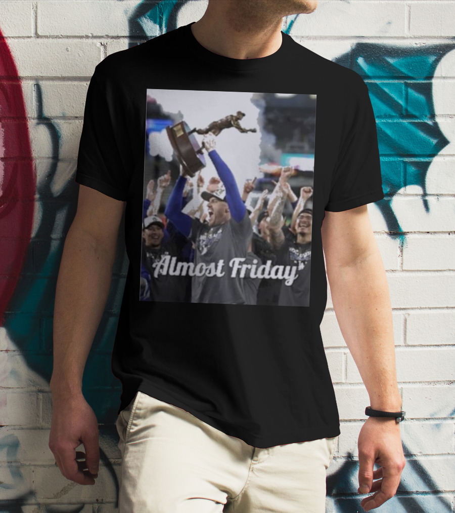 Almost Friday Freddie Freeman MVP Celebration Victory T-Shirt