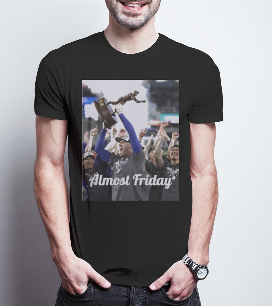 Almost Friday Freddie Freeman MVP Celebration Victory T-Shirt
