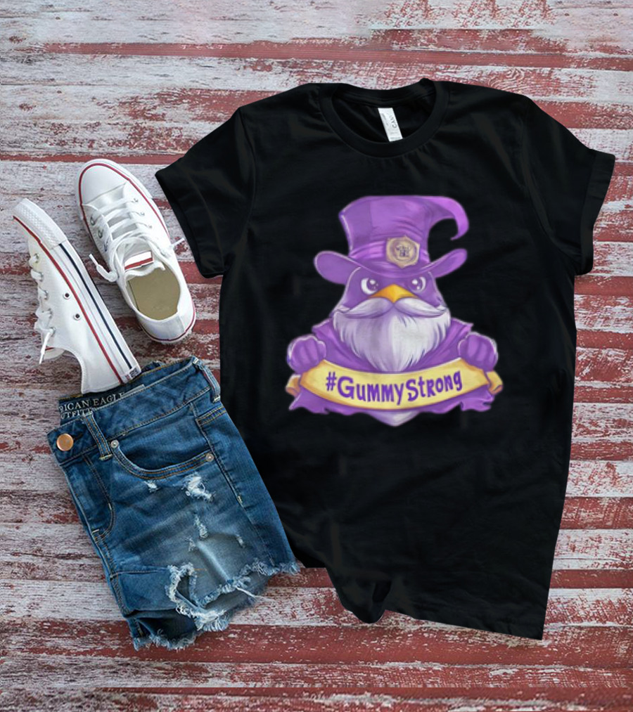 GummyStrong Purple Wizard Owl Emblem T-Shirt