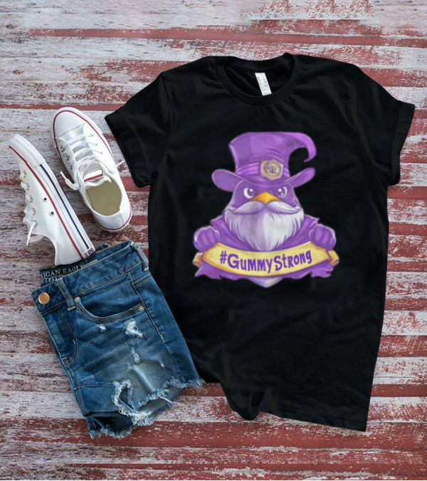 GummyStrong Purple Wizard Owl Emblem T-Shirt