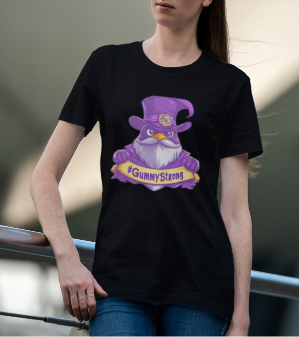 GummyStrong Purple Wizard Owl Emblem T-Shirt