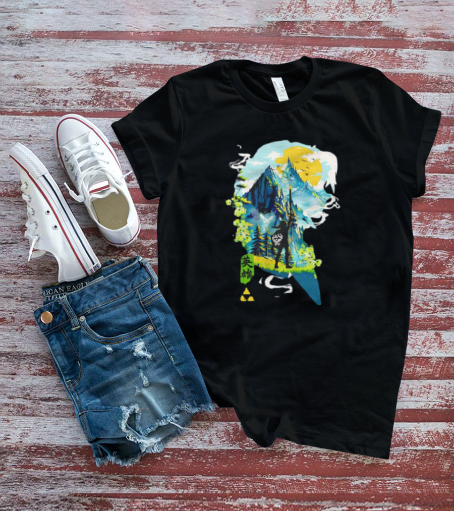 Heroic Ballad Of Link The Legend Of Zelda Tri-Force Journey T-Shirt
